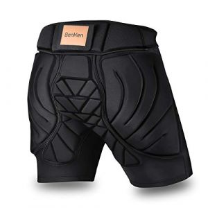 BenKen Short de Protection Hip Pad Pantalon de Protection pour Cyclisme Patinage Snowboard Skating Ski Roller Vélo VTT Homme et Femme (M) (yuedeer, neuf)