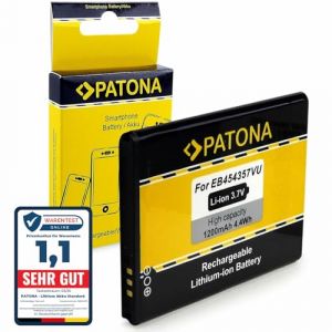 PATONA Batterie EB454357VU Compatible avec Samsung Galaxy Pocket GT-S5300, Galaxy Young Y GT-S5360 GT-S5368 (A & B GmbH, neuf)
