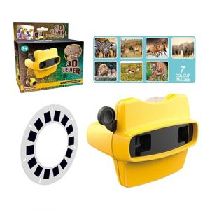 G&eacute;n&eacute;rique Visionneuse 3D,Jouets D Apprentissage 3D avec Diapositives,Jouets Visionneuse STEM Affichage Instantan&eacute; - pour Gar&ccedil;ons Filles Salle De Classe Maison Maternelle Chambre Anniversaire (JnU, neuf)