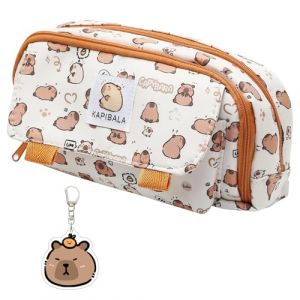 Qaestuan Trousse Grande Capacit&eacute;, Trousse Scolaire, Trousse &agrave; Crayons en Toile Con Zipp&eacute;e, Trousses College, Trousses Scolaire Fille, pour Fille College Gar&ccedil;on Adolescent (QIAOLUO, neuf)