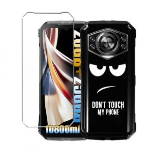 LYZXMY Coque pour Doogee S Cyber (6.58") Noir Housse + 1 x Verre tremp&eacute; Protection &eacute;cran, Souple Silicone &Eacute;tui Protection Bumper TPU T&eacute;l&eacute;phone Case Cover-DUO5 (SLMY, neuf)