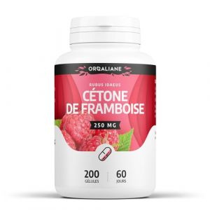 C&eacute;tone de Framboise - 250 mg - 200 g&eacute;lules - Orgaliane (123PLANTES, neuf)