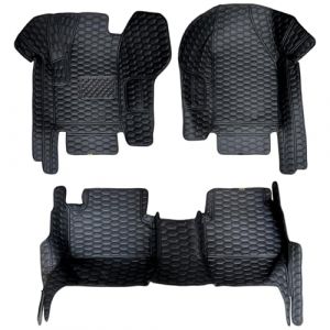 Awotzon Tapis de Sol pour Peugeot 508/508L 2011-2017 Tapis de Voiture antid&eacute;rapant &agrave; Couverture int&eacute;grale，Ajustement sur Mesure, Tous Temps, Tapis de Sol Durable en Cuir PU Noir (maixindun, neuf)