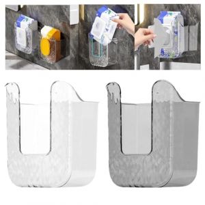 Distributeur mural de lingettes humides, transparent, boîte de rangement rechargeable pour cuisine, chambre à coucher, salle de bain, chambre de bébé, garde les mouchoirs humides frais (Qiyu0118E, neuf)