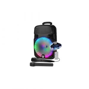 Enceinte sono 600W Portable sur Batterie, Karaoké DJ USB, Bluetooth, TWS, 2 Micros, Lumière, Cadeau Soirée Fête Anniversaire (SONO-ENERGIE, neuf)