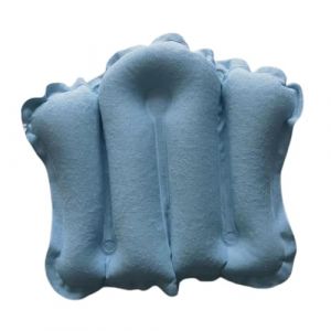 Baoblaze Oreiller de bain gonflable, oreiller de baignoire, coussin repose-tête de baignoire SPA pour le bain, la maison, le cou et les épaules, fournitures de, Bleu (Baoblaze Online, neuf)