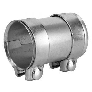 Tuyau Echappement 80Mm,Manchon Diametre 80 Inox Echappement,3 Pouces 76Mm Connecteur De Tuyau D'&Eacute;chappement Double Pince Adaptateur De Jointure Robuste En Acier Inoxydable Manchon De Tuyau D'&Eacute;chappeme (efancya, neuf)