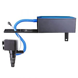 Boîte de filtre pour aquarium, filtre interne 3 en 1, filtre d'aquarium, pompe de circulation silencieuse, filtre à régime lent externe pour Betta, tortue, poisson d'étang, jardin (650 l/h) (Pop Tools, neuf)
