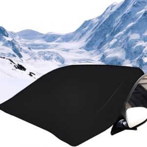 THQAE Protege Pare Brise Givre, Protection Pare Brise Hiver de Voiture, Pare Soleil Voiture, Couverture Pare Brise Voiture Hiver pour Anti Givre Neige Glace UV s'adapte &agrave; la Plupart des Voitures (ProTechika O&Uuml;, neuf)