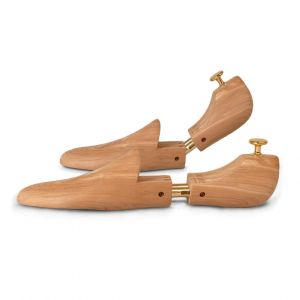 Coccine - Embauchoir Chaussures Universelles, Elargisseur Chaussure en Cèdre, Embauchoirs Pour Homme et Femme, Taille Réglable, Bois Avec Parfum de Cèdre, Ajustement Facile, 41-42 (DAKOMA, neuf)