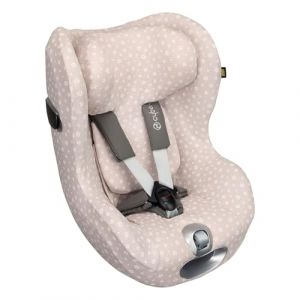 Ukje Housse | Compatible avec Cybex Sirona z i-size | Plusieurs couleurs et motifs | Tissu en coton épais et respirant | Compatible avec Sirona z i-size, Sirona z, Cybex Sirona z - Marguerites roses (Ukje, neuf)
