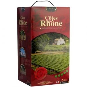 BIB Cubi Bag-in-Box C&ocirc;tes du Rh&ocirc;ne Rouge 5L (Vins et Spiritueux, neuf)