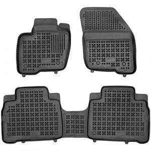 MOTOS Tapis de Voiture en Caoutchouc pour Ford S-Max II Depuis 2015 Améliorez Votre Confort de Voyage avec Le Tapis antidérapant pour Voiture - Tapis de Sol pour Voiture Tous Temps, Protection Contre (MOTOS EU, neuf)