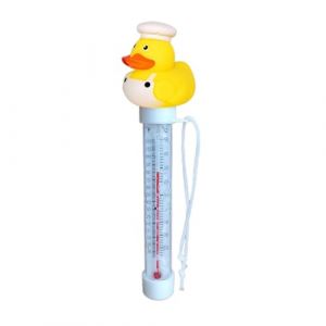 Thermographe d'eau de bain – Thermographe de douche en forme de canard de dessin animé | Thermomètre de température de baignoire avec ficelle, mesure rapidement la température de l'eau pour salle de b (Yiwrone, neuf)