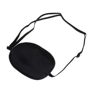 Healeved masque pour les yeux pour l'amblyopie élastiques bande élastique Cache-œil adulte cache-oeil de strabisme masque pour un seul oeil masque pour les yeux paresseux Black (Sonieg, neuf)