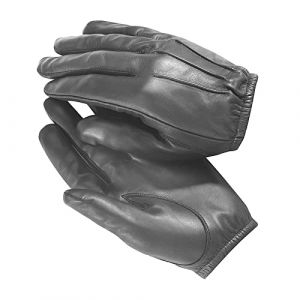 Swift Wear Gants de police en cuir résistant au feu avec doublure en Kevlar anti-coupures - Résistance à la chaleur - Sécurité SIA (M, noir) M (Pack of 1) (ColourLinx, neuf)