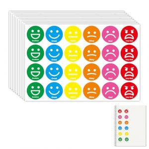 VYNZOR 720 Pcs Tableau de Recompense Enfant,Enfants Autocollant Gommettes Autocollants Comportement R&eacute;compense Smiley des Gommette Autocollantes Journ&eacute;e,pour Enseignants Recompenses Point Humeur Stick (Shophaomall Store, neuf)