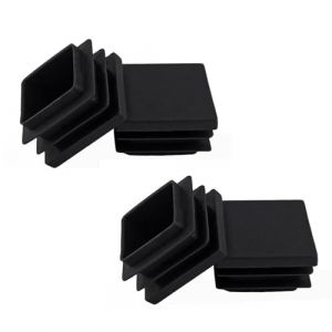 Leucasa 12 Pi&egrave;ces Bouchons &agrave; Lamelles 60X60mm Bouchon Pied de Chaise Bouchon Tube Carr&eacute; pour Tubes M&eacute;talliques, Pieds de Chaises, Pieds de Canap&eacute;s, Pieds de Tables (12, 60X60mm) (Leucasa, neuf)