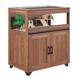 unipaws Cage pour Hamster avec Armoire de Rangement, enclos Transparent en Acrylique avec bac Amovible, pour Hamsters syriens, Nains, Rats, Lapins, hérissons et cochons d'Inde (Unipaws, neuf)