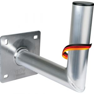 SCHWAIGER 5132 Support Sat 25cm Parabole Sat antenne Satellite Installation Sat Parabole Support Mural en Aluminium test&eacute; par Le T&Uuml;V (Schwaiger GmbH - online, neuf)