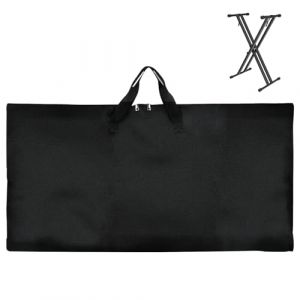 Musiin Sac &agrave; main en tissu Oxford pour piano &eacute;lectronique en forme de X, sac &agrave; main portable pour support de clavier de piano, voyage et rangement (Musiin, neuf)
