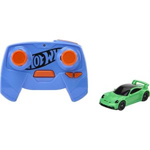 Hot Wheels Voiture Télécommandée, Porsche 911 à l’échelle 1/64, câble USB, Course sur Piste et Tout-Terrain, accélérateur Turbo, Cadeau pour Enfants, HLT20 (Simple Things KH, neuf)