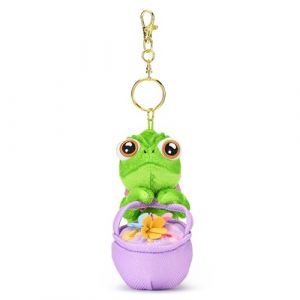 Disney Store Official Peluche porte-clés Pascal, Raiponce, 15,5 cm/6", peluche avec porte-clés amovible, convient aux enfants à partir de 1 an (Disney Store FR, neuf)