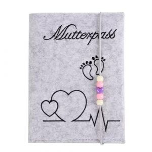 Feutre Protège Carnet de Santé Bébé Personnalisé, Pochette pour carnet maternité, Pochette pour Porte-documents Universel Carnet d'échographie Pochette pour échographie Casual Mum's Organizer (ROBFLOR MARKET CARS, neuf)