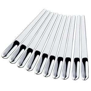 OBR KING Lot de 10 cuillères à café petite cuillère touillette cafe en acier inoxydable (OUBORUI, neuf)