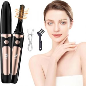 Recourbe Cils Chauffant, Eyelash Curler Rechargeable Recourbe-Cils Portable &Eacute;lectrique Avec 4 Modes de Temp&eacute;rature Chauffant Rapide Recourbe Cil Professionnel pour Le Soin des Cils (SY EUR, neuf)