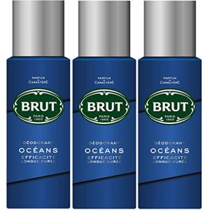 Brut Lot de 3 déodorants pour le corps Ocean 200 ml (Nikilko2017, neuf)
