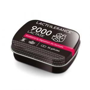 LACTOLERANCE 9000 I 36 gélules de Lactase I Traite l'intolérance au lactose sévère | Améliore la digestion du lactose | Format pocket | Prise à la demande - Protection 1h | Sans additif (Laboratoire Physiosynthèse, neuf)