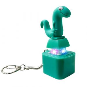 Porte-cl&eacute;s grenouille avec bouton sonore, porte-cl&eacute;s l&eacute;zard pour enfants avec lumi&egrave;res color&eacute;es et bouton sonore, pendentif de cl&eacute;, petit canard jaune, porte-cl&eacute;s amusant de voiture pour soulager le (yjxian, neuf)