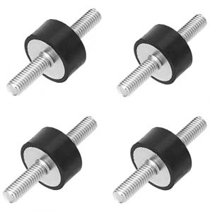 Fafeicy 4 x M6 ports en Caoutchouc, Anti Vibration Silentblock, Voiture Bateau Canettes de Éléments d'Amortissement Pour Vibration et Contrôle du Bruit, Externe Double Fil Plot Anti Vibration (Luoyuuk, neuf)