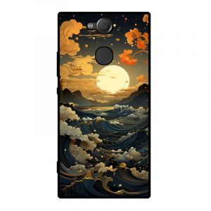 KARTXITAI Coque Compatible avec Sony Xperia XA2,Housse &Eacute;tui de Protection en Silicone en Gel TPU Souple Case Cover Ultra Douce Emp&ecirc;che Rayures Shock-Absorption - Mer,Lune (KARTXITAI, neuf)