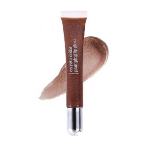 Gloss Repulpant L&egrave;vres & Huile Color&eacute;e &ndash; Finition High Shine/Matte Non-Collante, Longue Tenue Imperm&eacute;able (#01) (HuanleChaogou, neuf)