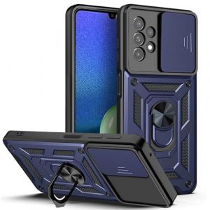 BORYA Coque pour Samsung Galaxy A52s 5G/Samsung Galaxy A52, Antichoc PC+TPU Silicone Couche Double Housse, Militaire Anti-Chute &Eacute;tui avec Magn&eacute;tique M&eacute;tal 360&deg; Support et Cache Cam&eacute;ra. Bleu (Boerya, neuf)