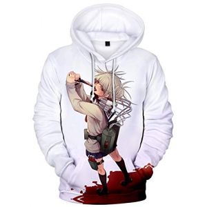 YIMIAO Gar&ccedil;on Fille Sweats &agrave; Capuche Manga My Hero Academia Anime Fans Femme Cosplay Costume Hoodie(XL) (Yimiao, neuf)