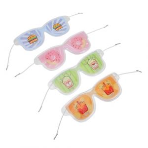 MOLUCKFU 4pi&egrave;ces Masque Gel Rafra&icirc;chissant Pour Yeux De Compresses Froides Masque De Sommeil Confortable Pour D&eacute;tente Et Soin Des Yeux (Ziyiiu, neuf)