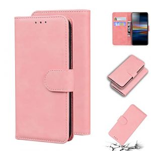 LMFULM&reg; &Eacute;tui pour Sony Xperia L3 I3312 I4312 I4332 I3322 (5,7 Pouces) PU Magn&eacute;tique Pochette Cuir Housse Rabattable Case Stent Fonction Cover Rose (LMAZWUFULM, neuf)