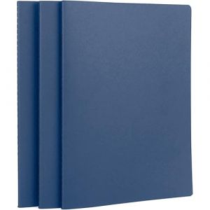 Yarotm Cahier A4 Lign&eacute; - 3 Pi&egrave;ces Carnet de Notes - 40 Feuilles Lined Notebook A4-100g/m&sup2; Papier Lign&eacute; Cahier Journal - 21x29.2cm Bleu Royal Bloc Note A4 - Carnet de Voyage M&eacute;mo (Droking, neuf)