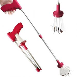 Attrape-Araign&eacute;e &Agrave; Long Manche, Pince Attrape Araign&eacute;e, Attrape-Insectes Pliable, pour Attraper en Toute S&eacute;curit&eacute; Enlever Les Araign&eacute;es Les Cafards Les Gu&ecirc;pes (Rouge) (Zrklno, neuf)