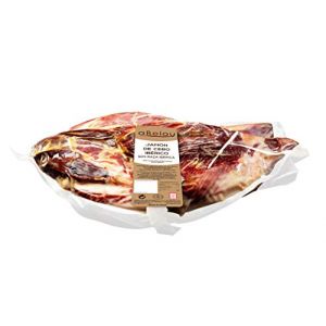 aBeiou. Jambon ibérique désossé. Jambe entière. Affiné +30 mois à Guijuelo Espagne. Certificat de garantie Hycer. Poids 4'5 a 5 kg. Pata negra. Jamon iberico cebo désossé. (SICNAS, neuf)