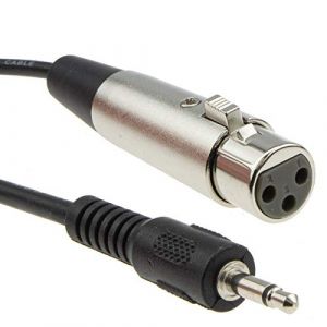 3,5 mm Mono Jack PC/Laptop vers XLR Femelle Mixer/Speaker câble 2 m [2 mètre/2m] (kenable ltd, neuf)