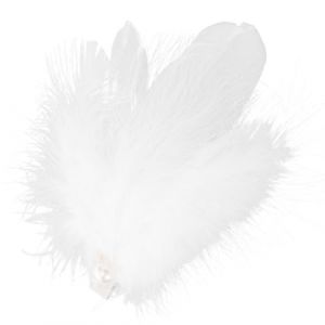 CRILSTYLEO Ailes D'anges Attaches Pour Cheveux De Bébé Pinces à Cheveux Filles Pinces à Griffes Pour Bijoux De Cheveux Pinces à Cheveux De Haute Qualité Bandeaux Moelleux Blanche Alliage (Yolena, neuf)