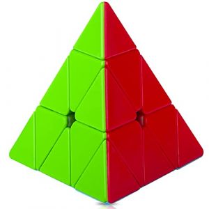 SISYS Speed Cube Pyraminx Magic Puzzle Cube Pyramide Cubo Magique Speedcubing Casse Tete sans Autocollants 3D Puzzle Jouets pour Garçons Filles Enfants Adultes (WOJNDO LIMITED, neuf)