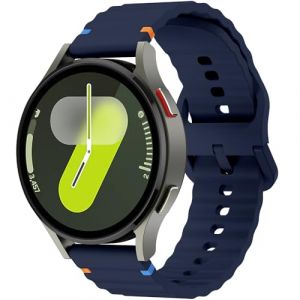 BYISYUE Bracelet pour Coros Pace 4/Pace3/Pace Pro, Apex 4 42mm/Apex 46mm/Apex2 Pro, 22mm Silicone Sport Bracelets de Remplacement pour Ticwatch Pro 3/GTX/E2/S2 (BYISYUE-FR, neuf)