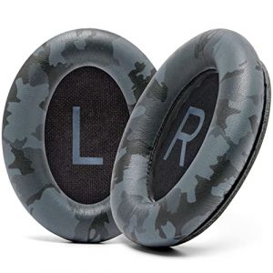 WC PadZ QC45 - Oreillettes pour Bose QuietComfort 45/Se/Wireless, Fabriqu&eacute;es par Wicked Cushions | Coussin Extra &Eacute;pais | Black Camo (Wicked Cushions EU, neuf)