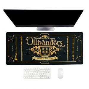 Blue Sky Studios Harry Potter Jumbo Desk Mat, Large Gaming Mouse Pad, Non-Slip Neoprene, 70 x 30 Centimetres - Ollivanders Wands (Miller Rock, neuf)
