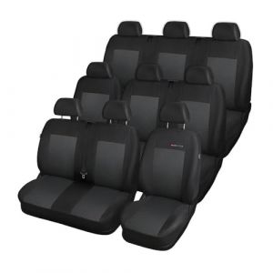 Mossa Housses de siège sur Mesure adaptées pour Renault Trafic III Van (2014- ) - Housse Siege Voiture - Couverture Siege E3 3 (eMOSSA, neuf)